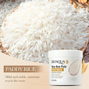 BIOAQUA Rice Raw Pulp Hair Mask 500ml